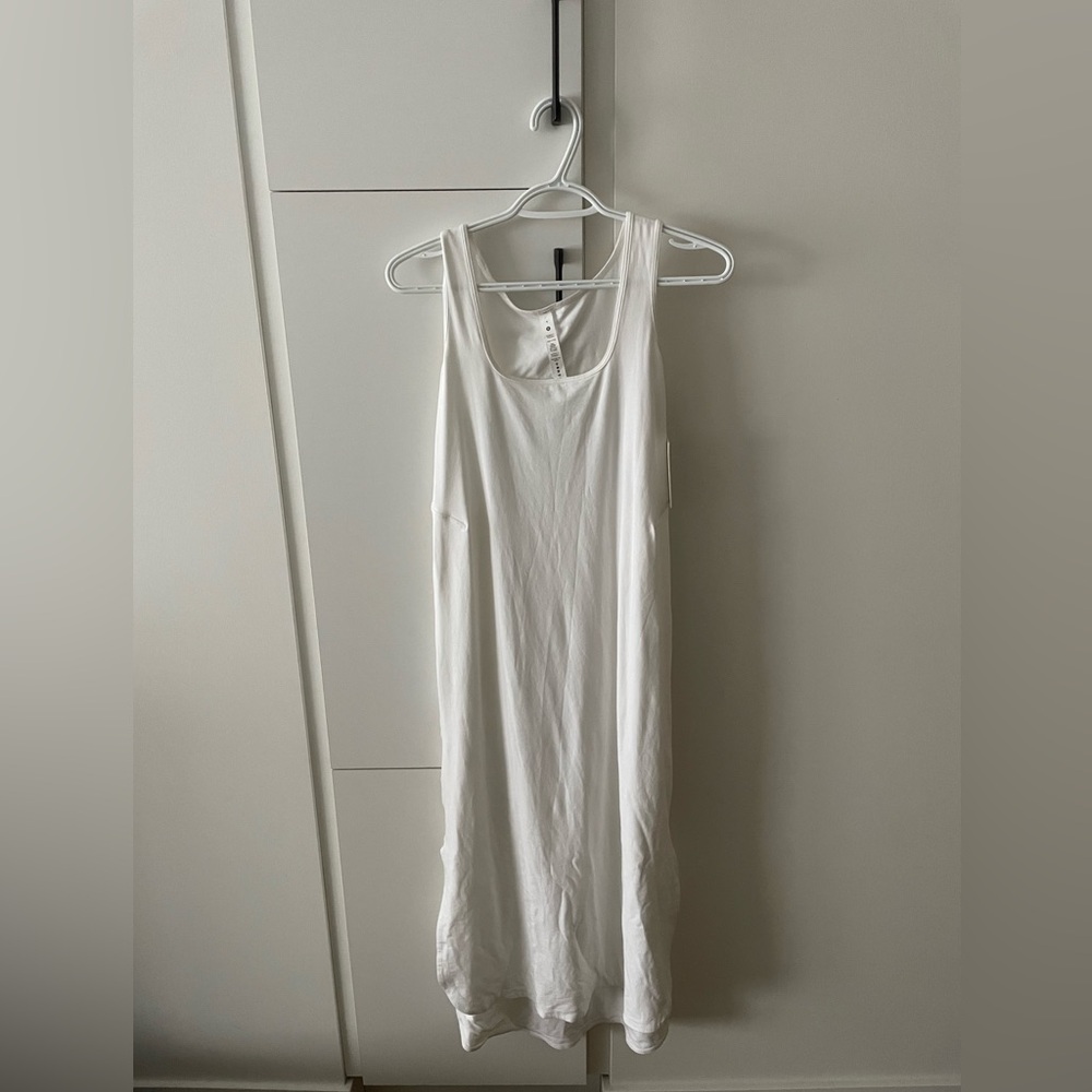 Lululemon Cotton Open-Back Midi Dress